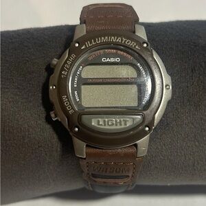 Vintage Casio Brown Blue Digital Women’s Watch